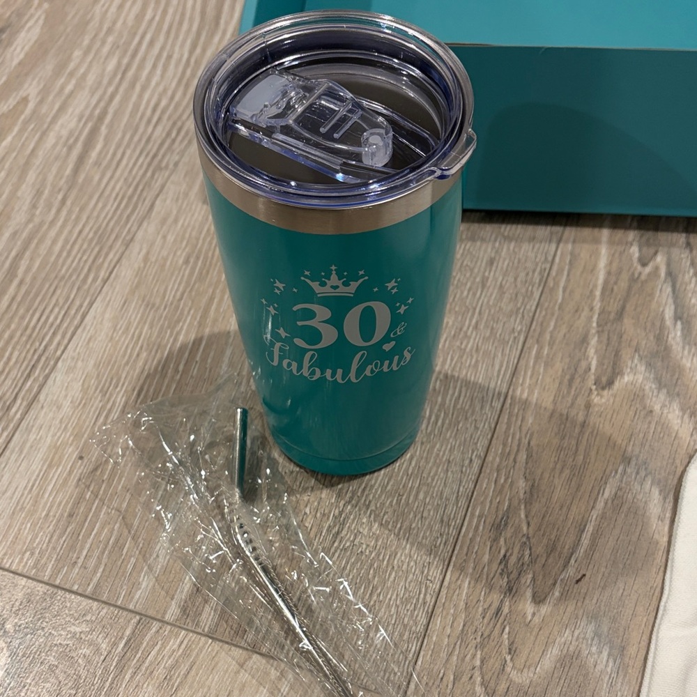 30th Birthday Gift Set with Tote and Tumbler - Picture 2 of 10